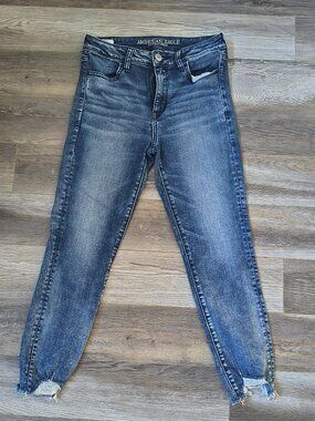 American Eagle Outfitters Ne(x)t Level Stretch Distressed Women Jeans US Size 10